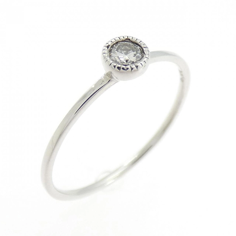 Nhẫn kim cương Solitaire K10WG 0.08CT - Hàng hiệu Chính hãng 848414