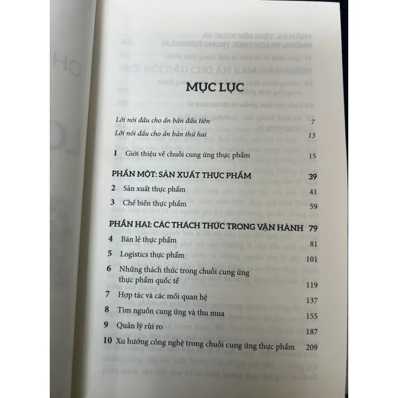 QUẢN LÝ CHUỖI CUNG ỨNG THỰC PHẨM VÀ LOGISTICS - SAMIR DANI 1019238
