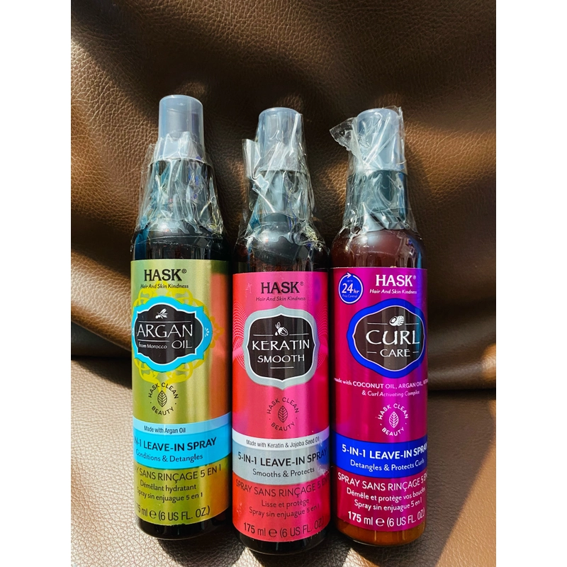 Chai xịt dưỡng tóc Keratin HASK 175ml - 100% chuẩn Auth bao check 455706