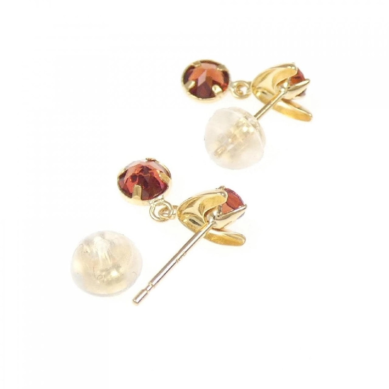 K18YG Garnet Bông tai - Hàng hiệu Chính hãng 869975