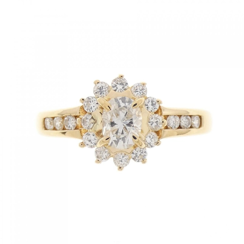 Nhẫn kim cương K18YG 0.28CT 670458