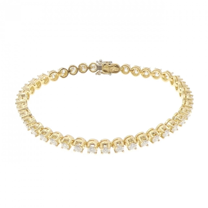 Vòng tay kim cương 750YG/750WG 5.02CT - Hàng hiệu Chính hãng 873422