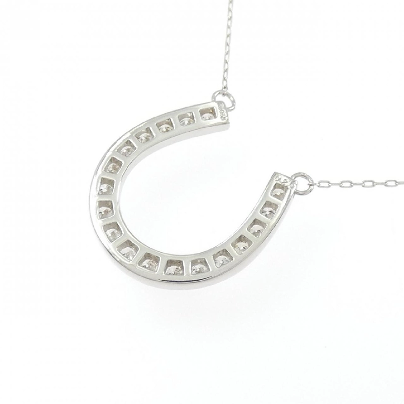 Dây chuyền kim cương hình móng ngựa PT950/PT850 0.20CT - Hàng hiệu Authentic 858546