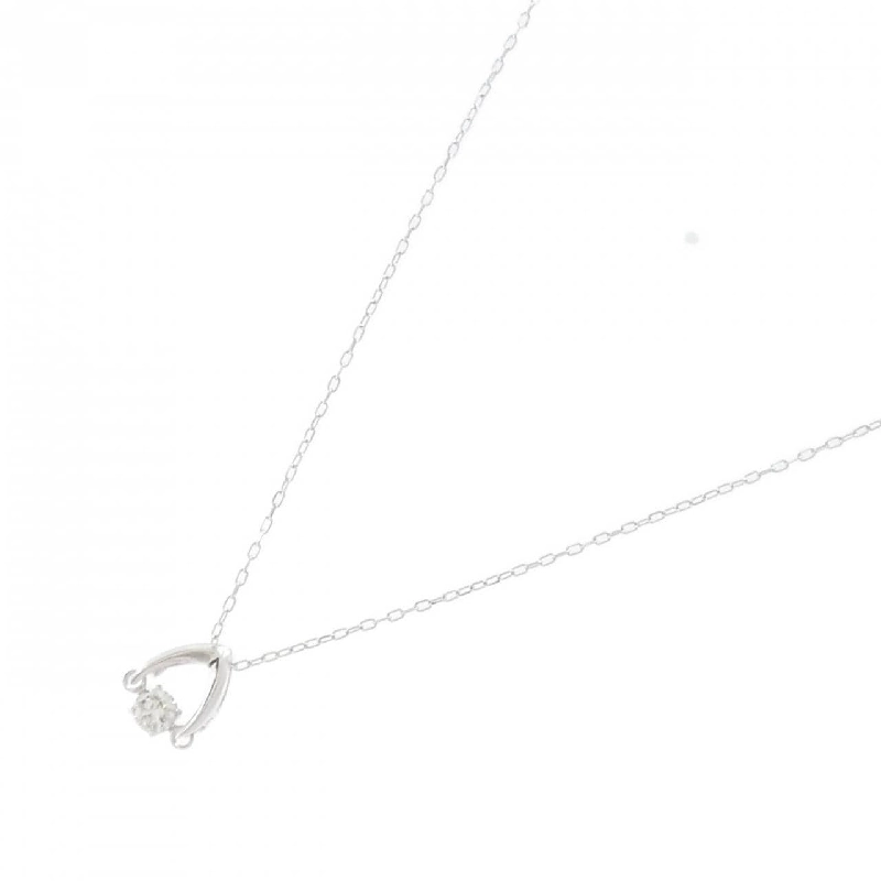 K18WG Dây chuyền kim cương 0.10CT - Hàng hiệu Chính hãng 859150