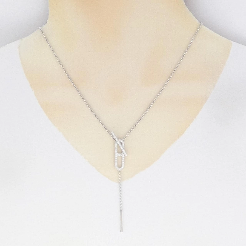 Hàng hiệu Authentic - Dây chuyền Hermès Éverchaine Dunkle 0.37CT 844615