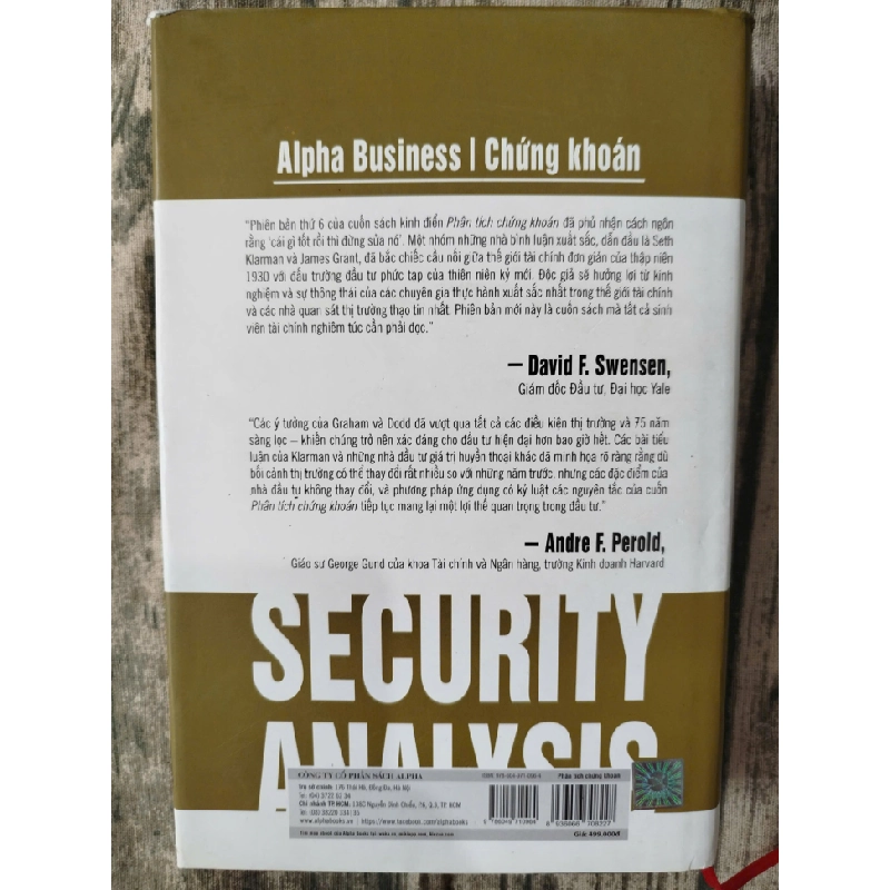 Phân tích chứng khoán Benjamin Graham TSTK1908 KINH TẾ - TÀI CHÍNH - CHỨNG KHOÁN 339459