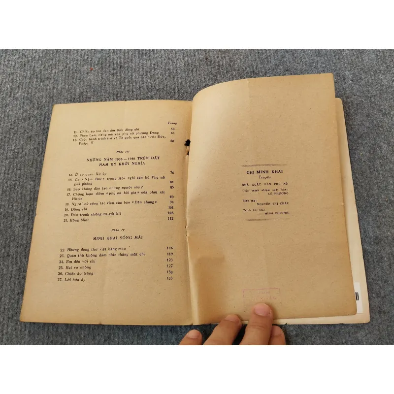 CHỊ MINH KHAI - NGUYỆT TÚ 694792