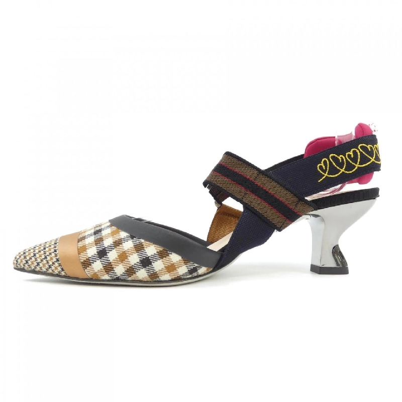 【Mã giảm giá】Giày cao gót FENDI 661504