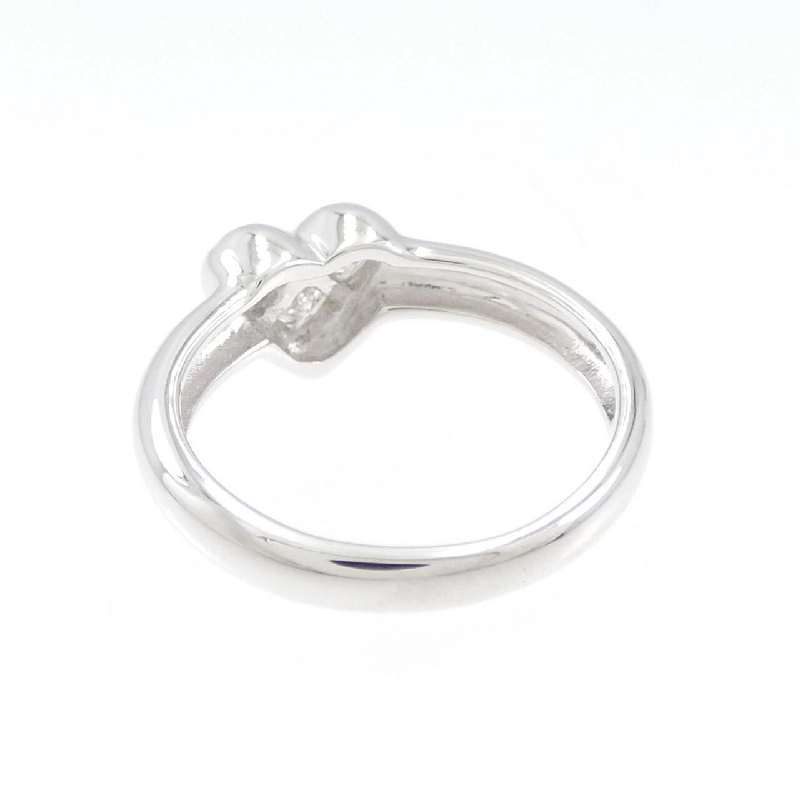 Nhẫn kim cương 750WG hình trái tim 671935