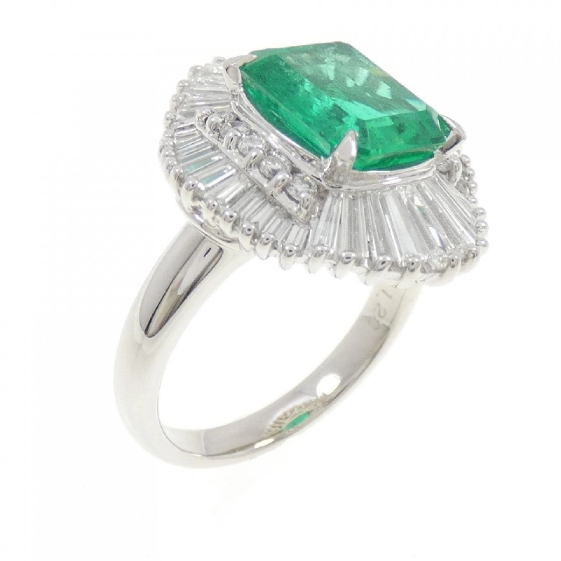 Nhẫn Emerald PT900 2.79CT Xuất xứ Colombia - Hàng hiệu Authentic 850886
