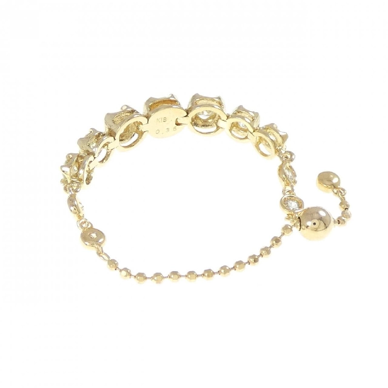 Nhẫn kim cương K18YG 0.35CT 667392
