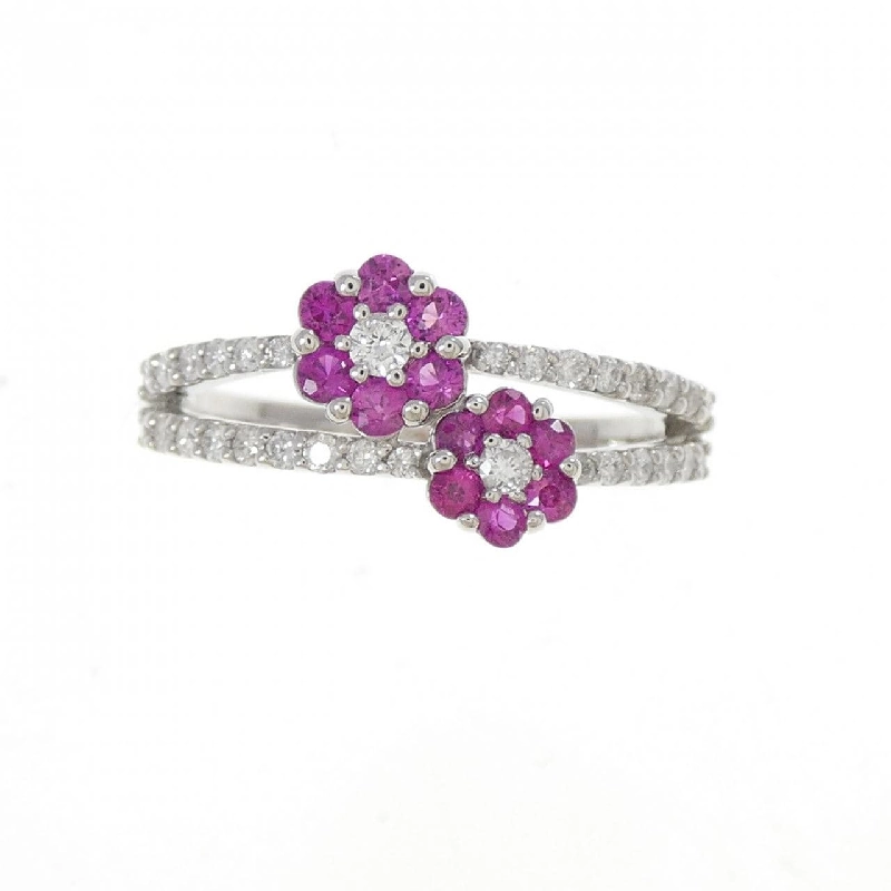 Nhẫn Ruby Hoa PT900 0.33CT - Hàng hiệu Chính hãng 846578