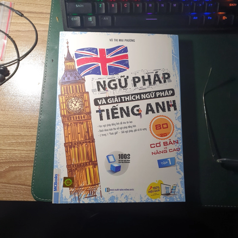 Ngữ pháp và giải thích ngữ pháp trọn bộ 2 tập mới 100% 320584