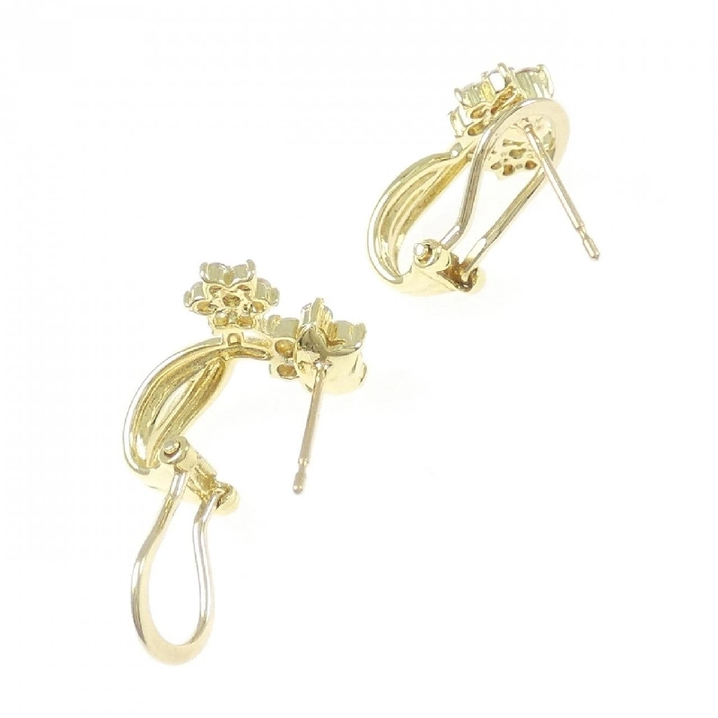 K18YG Bông tai hoa kim cương 0.72CT - Hàng hiệu Chính hãng 864216