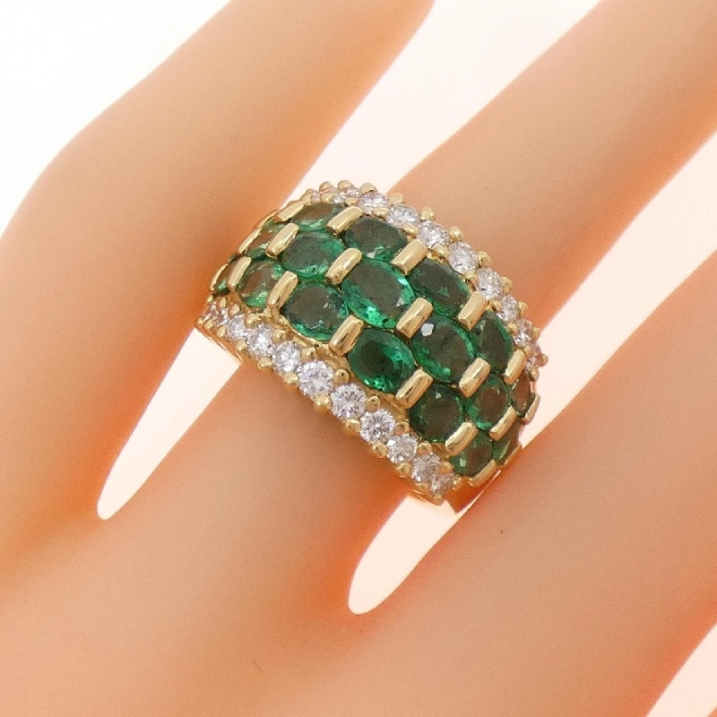 Nhẫn Emerald K18YG 3.10CT - Hàng hiệu Authentic 852309
