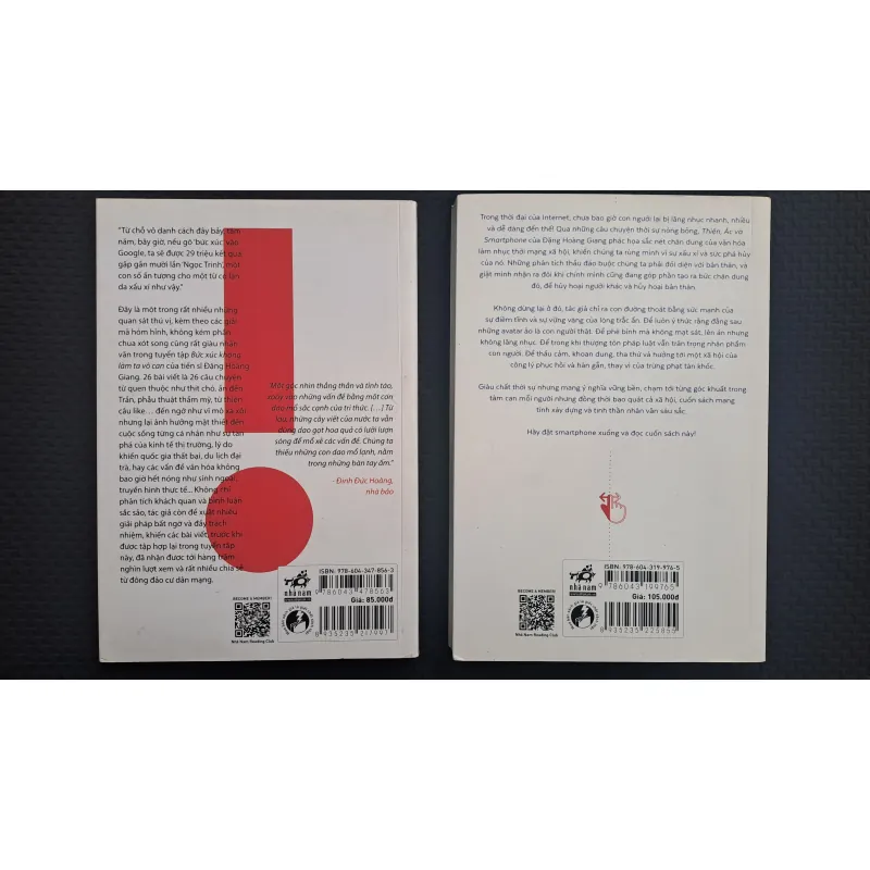 Combo Bức xúc không làm ta vô can + Thiện, ác smart phone (Đặng Hoàng Giang) 793132