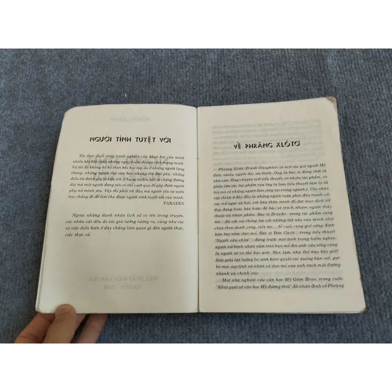 NGƯỜI TÌNH TUYỆT VỜI - FRANK SLAUGHTER 574283