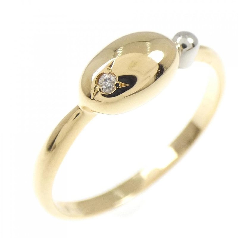 Nhẫn kim cương K18YG/PT900 0.01CT - Hàng hiệu Authentic 853912