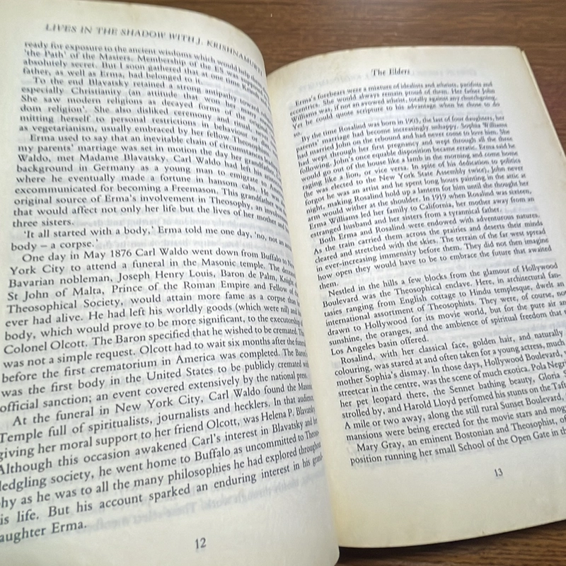 Lives in the Shadow with J Krishnamurti Radha Rajagopal Sloss 392142