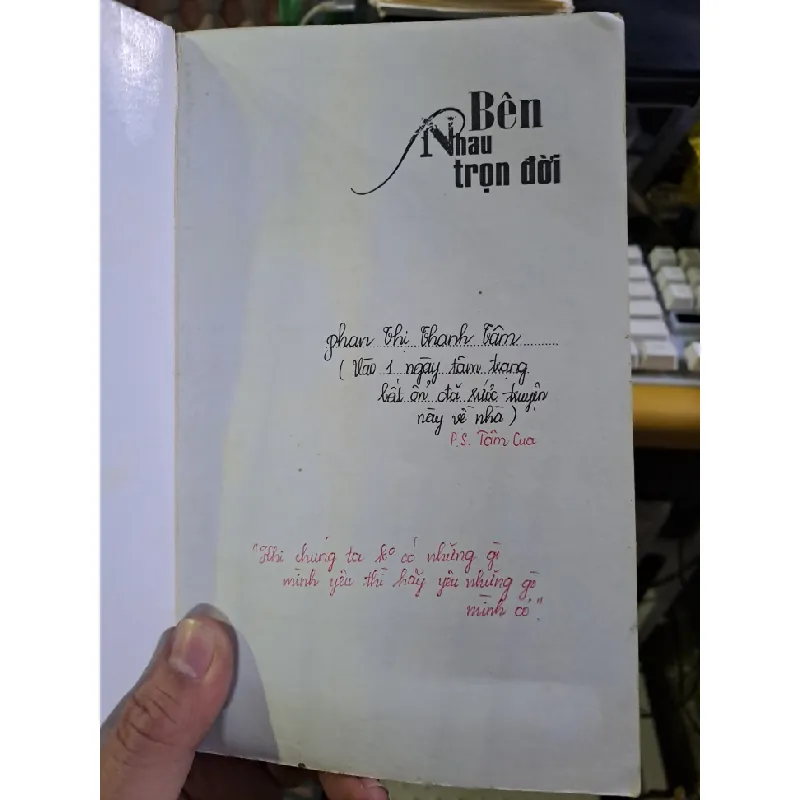 Bên nhau trọn đời Cố Mạn mới 80% ố có chữ viết 2011 VĂN HỌC HCM1709 560014