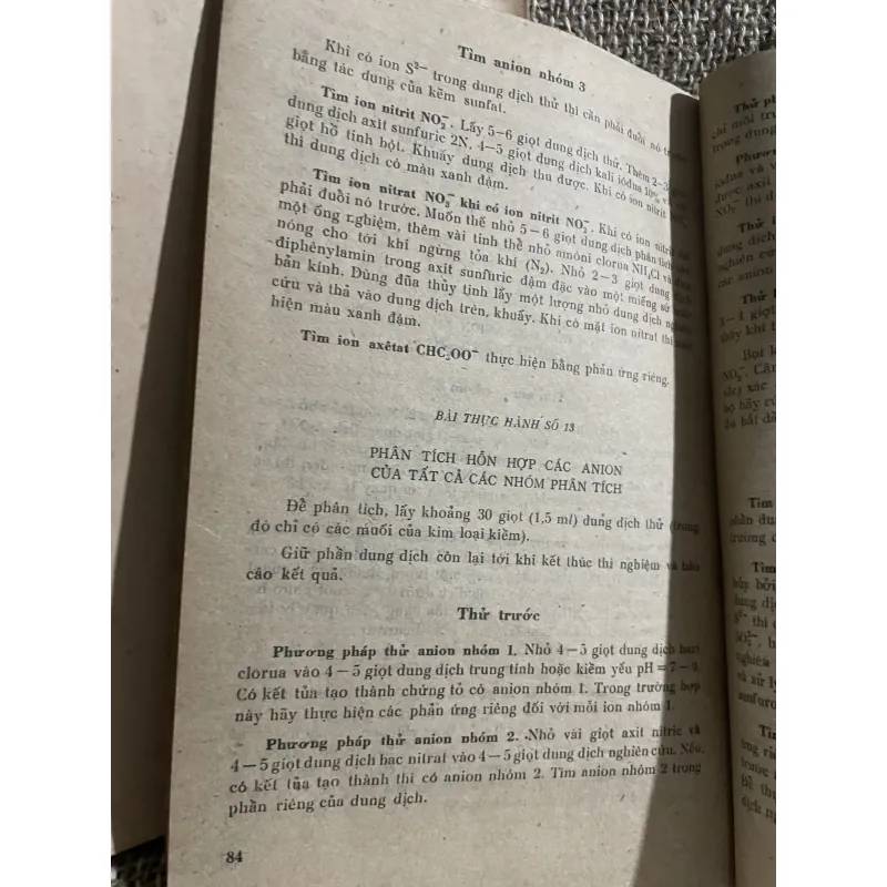 HÓA HỌC PHÂN TÍCH PHÂN: Phân tích định tính| 2 tập- 1978 1024526
