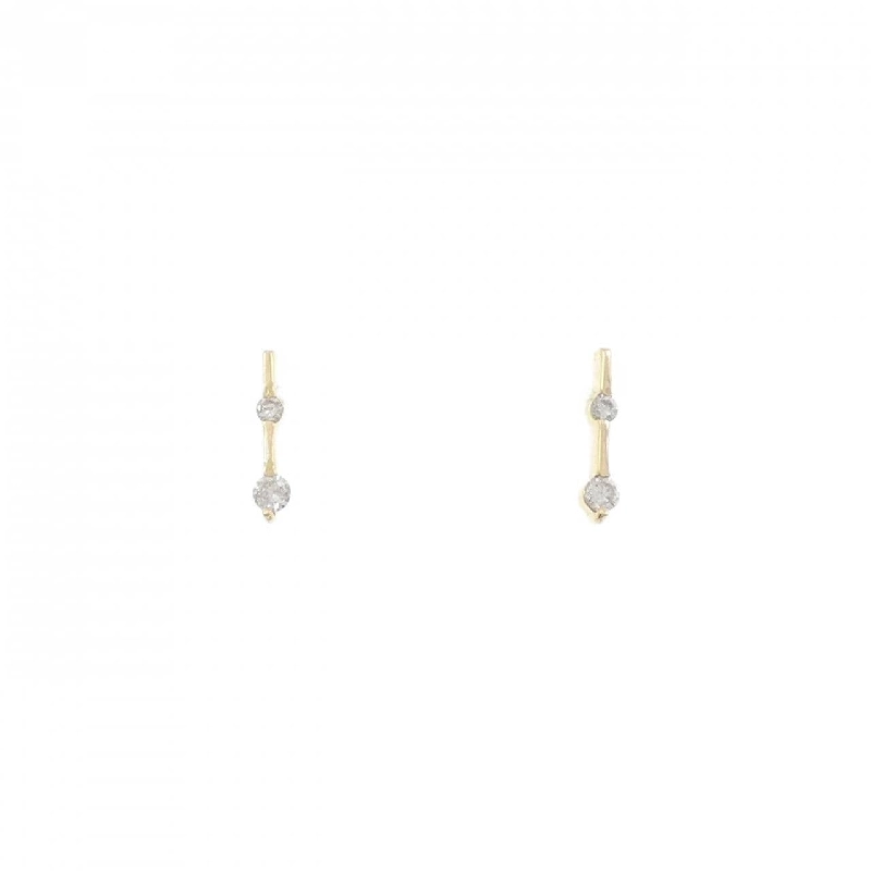 K18YG Bông tai kim cương 0.06CT - Hàng hiệu Chính hãng 866471