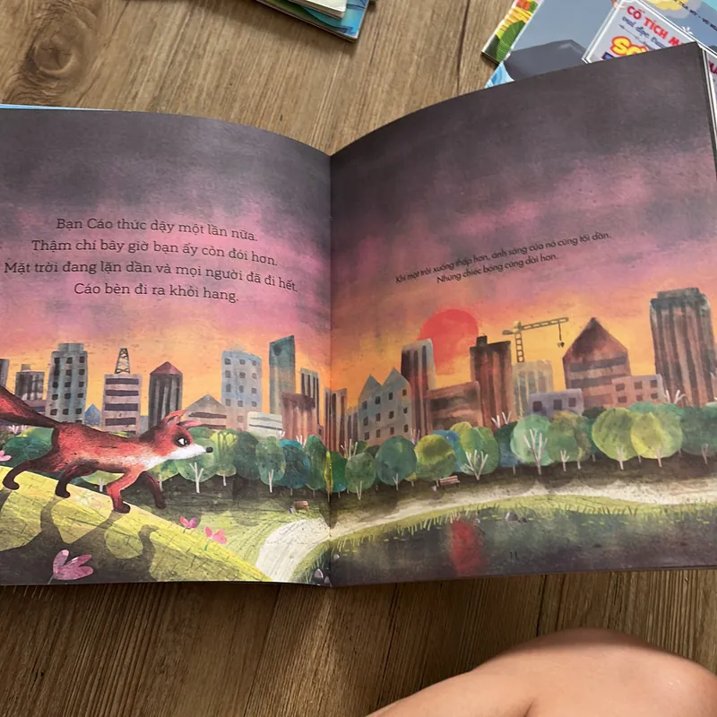 Sách in màu cho bé- Bạn cáo trong đêm 639728