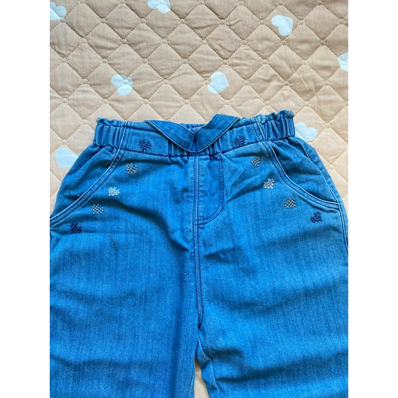 Quần Jean bé gái new 90% (4.5-6 tuổi, 16-20kg) 300824