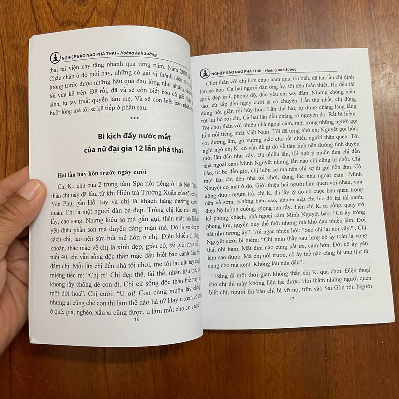 II Tựa sách: Nghiệp Báo Nạo Phá Thai - Hoành Anh Sướng 476210
