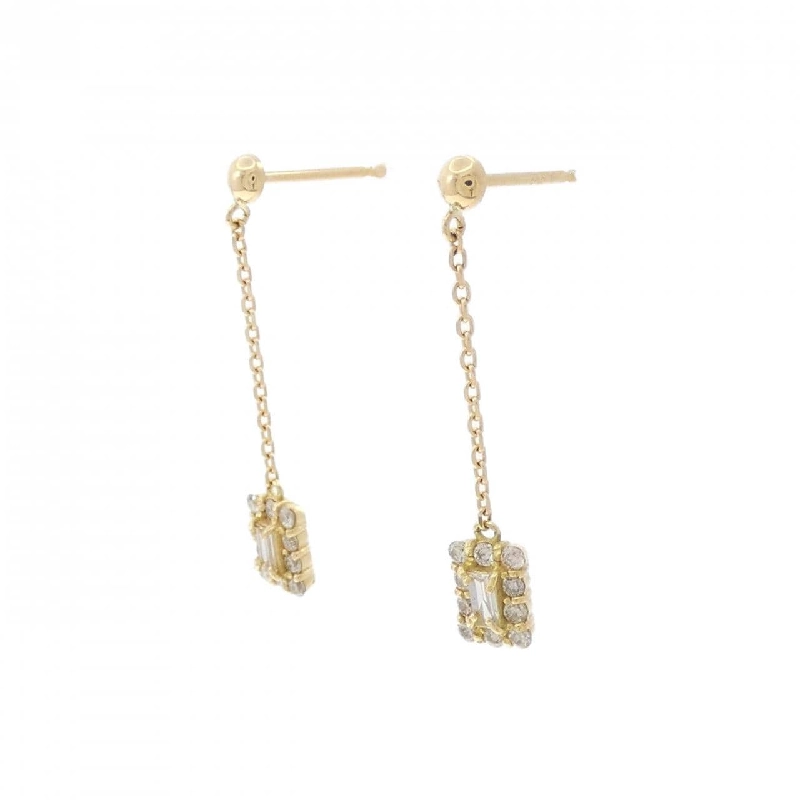 K18YG Bông tai Kim cương 0.20CT - Hàng hiệu Chính hãng 876947