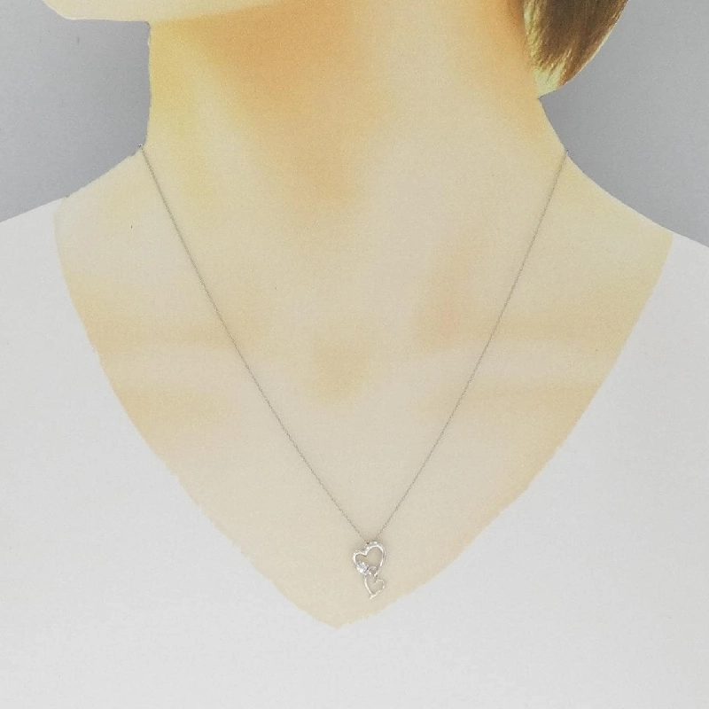 K10WG Dây chuyền kim cương hình trái tim - Hàng hiệu Authentic 861199