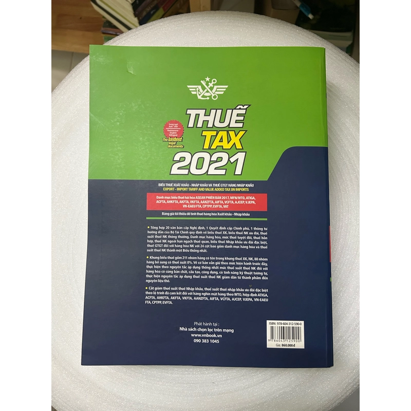 Thuế TAX 2021-Biểu Thuế Xuất Khẩu-Nhập Khẩu Và Thuế GTGT Hàng Nhập Khẩu Song Ngữ Anh-Việt 466550