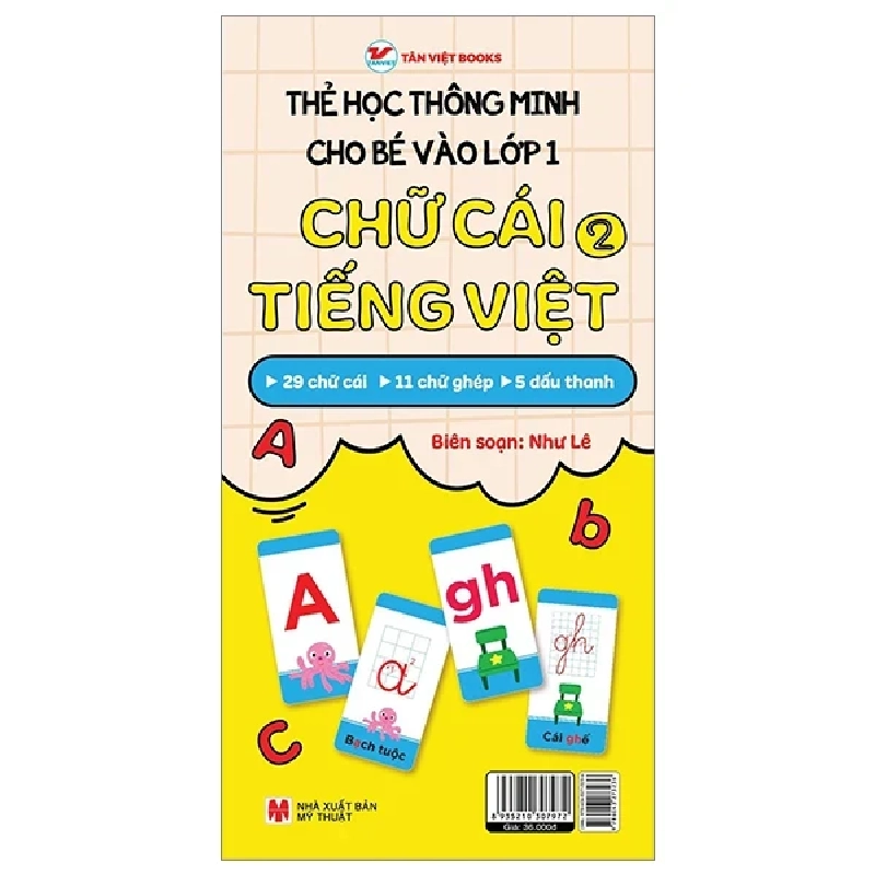 Thẻ Học Thông Minh Cho Bé Vào Lớp 1 - Chữ Cái Tiếng Việt 2 - Như Lê ASB.PO Oreka Blogmeo 230225 389390