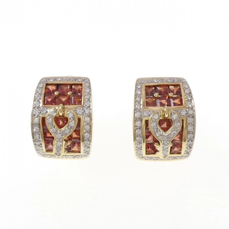 Bông tai Garnet K18YG/K18WG 6.00CT - Hàng hiệu Chính hãng 870489