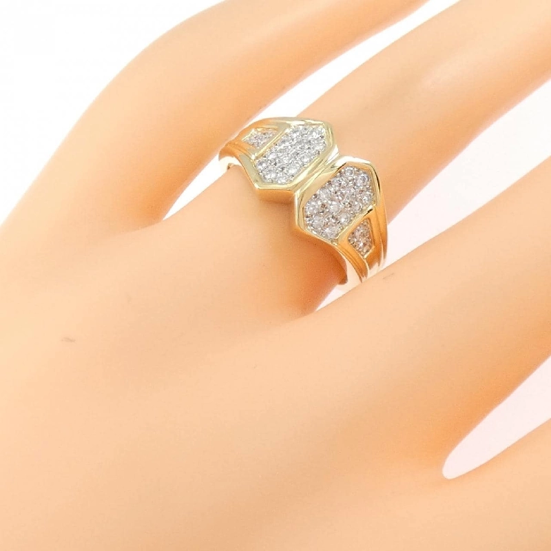 Nhẫn kim cương K18YG/PT900 0.28CT - Hàng hiệu Chính hãng 845838