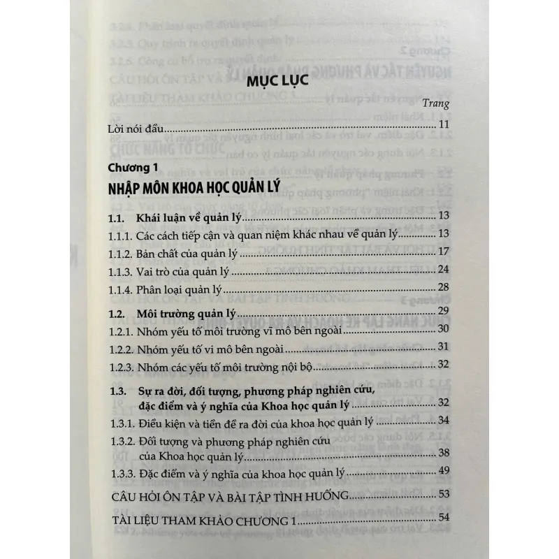 GIÁO TRÌNH KHOA HỌC QUẢN LÝ ĐẠI CƯƠNG 759129