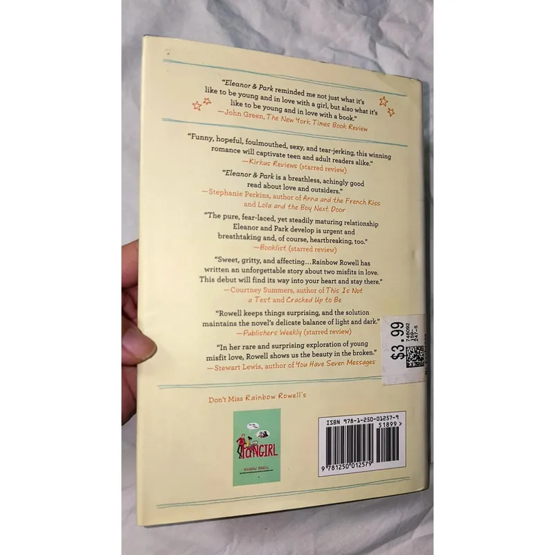 Rainbow Rowell - Eleanor And Park (bìa cứng) 732552