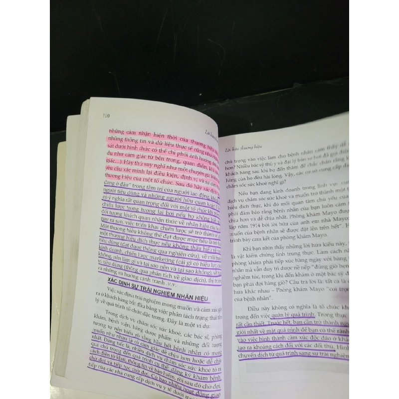 Lời hứa thương hiệu mới 70% bẩn bìa, ố nhẹ, highlight nhiều, có chữ viết, chữ ký 2010 Duane E.Knapp HCM3004 MARKETING KINH DOANH 919108