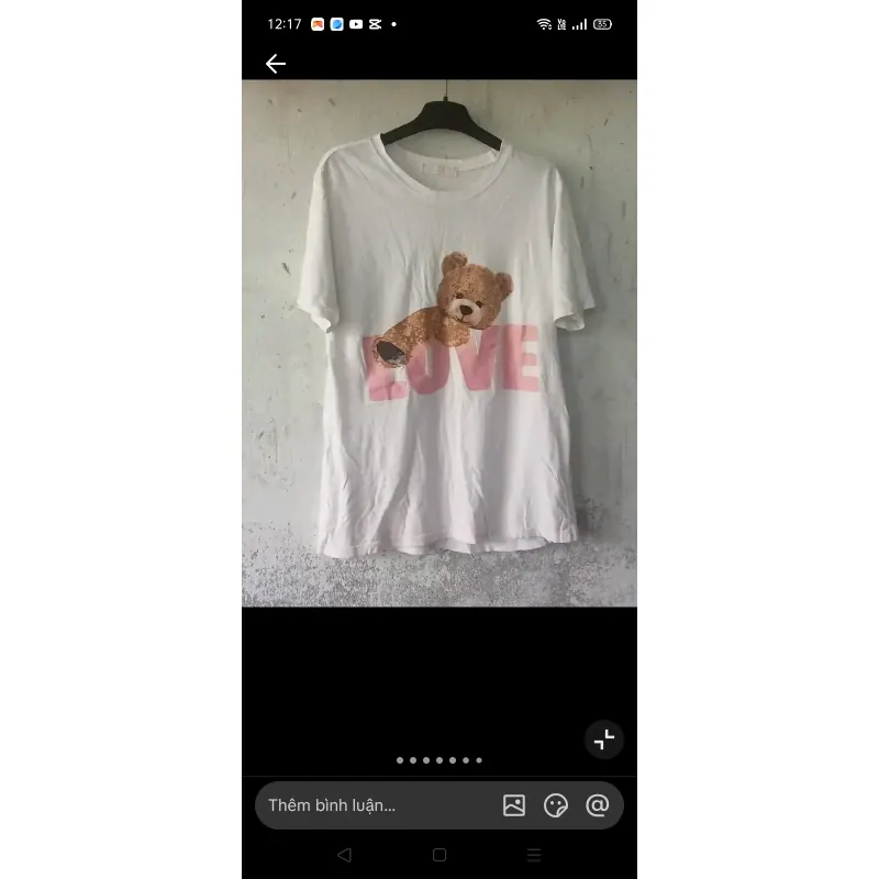 Áo thun nữ hình gấu 1001252