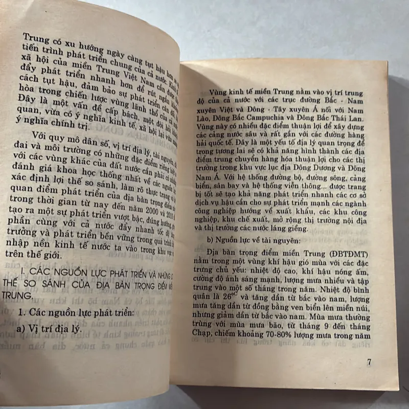 Khai thác và phát triển các nguồn lực cho Công nghiệp hoá, Hiện đại hoá ở Miền Trung 735986