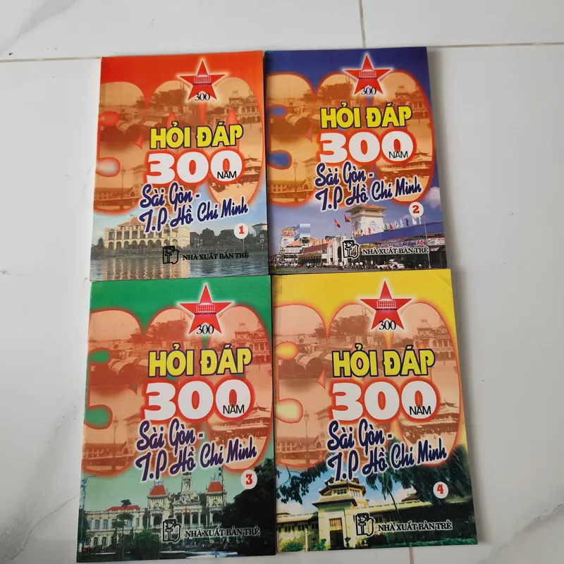  Combo 4 cuốn Hỏi đáp 300 năm Sài Gòn Thành Phố Hồ Chí Minh  604412