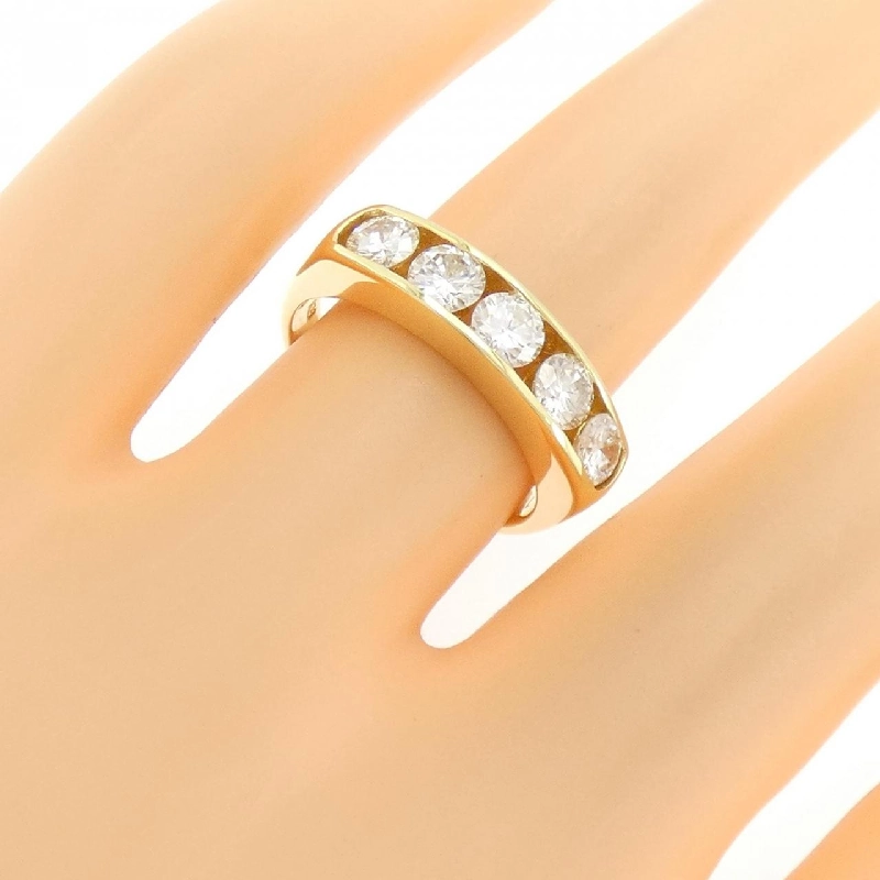 Nhẫn kim cương K18YG 1.02CT 666481