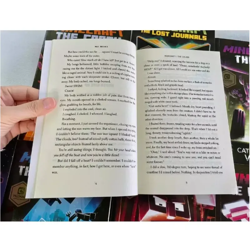 Truyện phiêu lưu - minecraft the island crash 13 cuốn 1029974