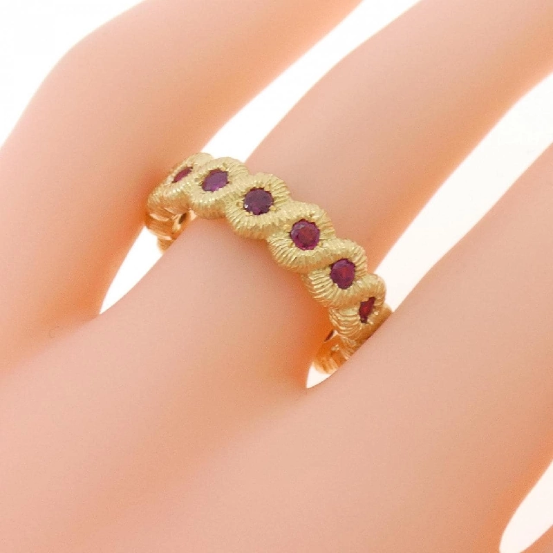 Nhẫn Ruby 750YG - Hàng hiệu Authentic 846286