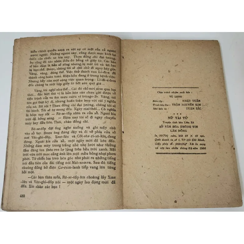 Truyện tình báo Liên Xô: NỮ TÀI TỬ 702971