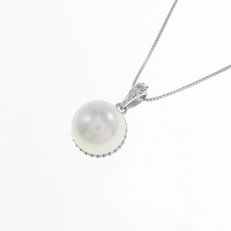 Dây chuyền ngọc trai Akoya 14KWG/K18WG 8.4mm - Hàng hiệu Authentic 857817