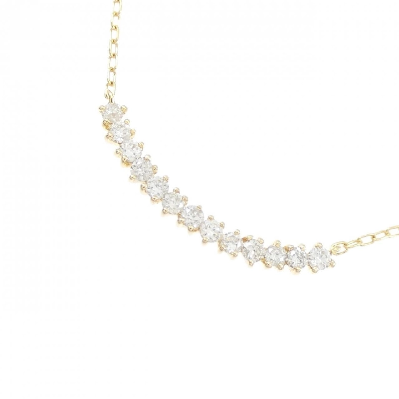 Dây chuyền kim cương K18YG 0.12CT - Hàng hiệu Chính hãng 858175