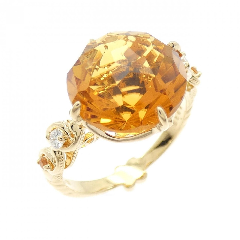 K18YG Nhẫn Đá Màu - Hàng hiệu Chính hãng 846163