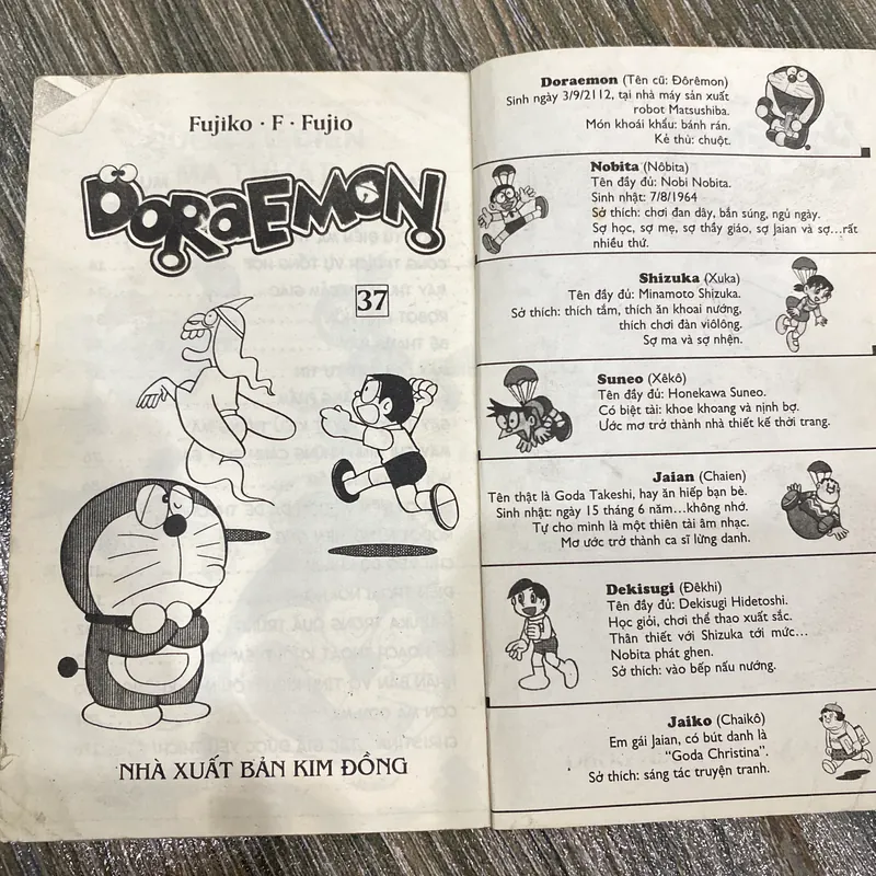 DORAEMON TẬP 37**MẤT BÌA**QUÀ TẶNG 0Đ CHO ĐƠN MUA SP TRONG SHOP* 647207