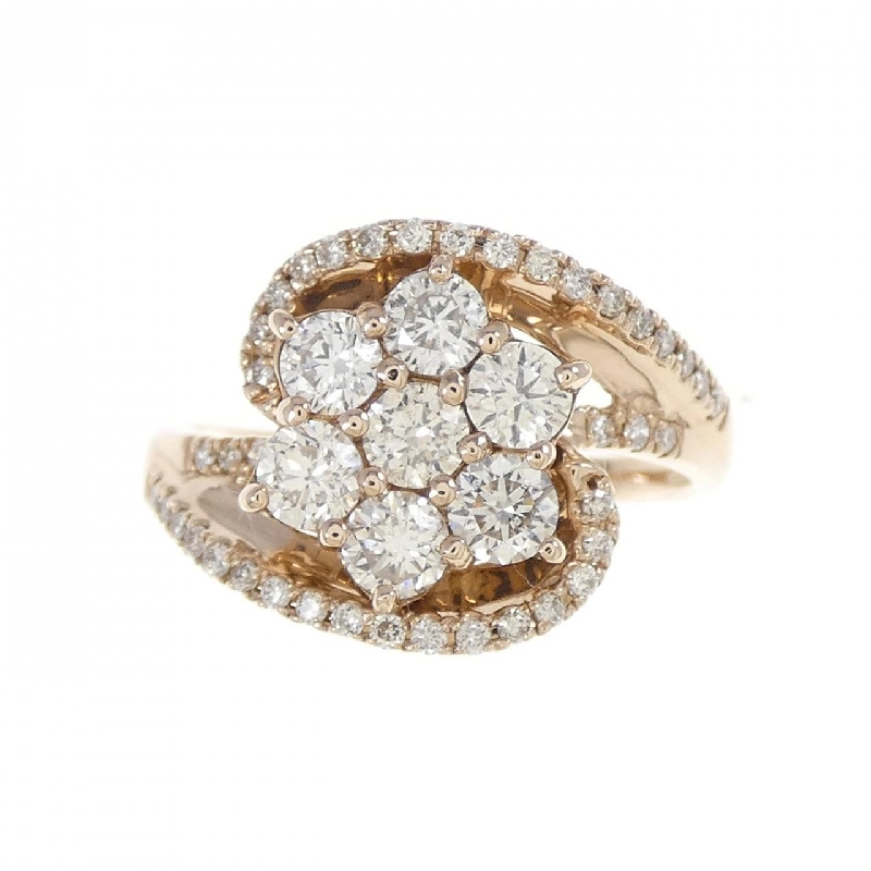 Nhẫn kim cương hoa K18PG 1.08CT 670950